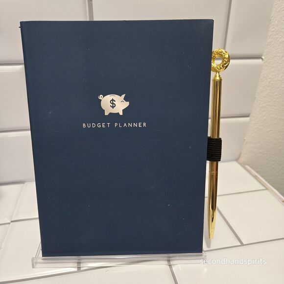 Pen And Gear Budget Planner  12 Months  5.5" x 7.5" Undated W Pen And Holder - Picture 1 of 7